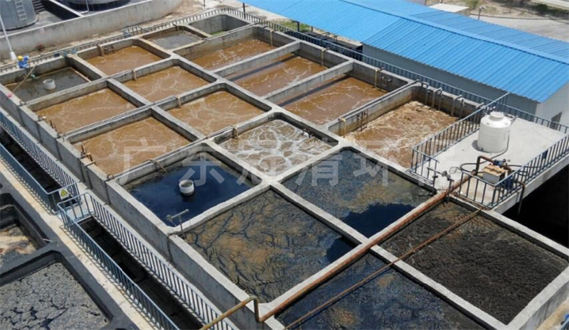 污泥干化廢水處理曝氣生物流化床工藝